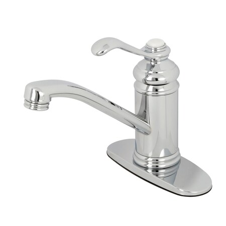 Kingston Brass Templeton Bathroom Faucet W/ Push Pop-Up, Chrome KS3401TPL